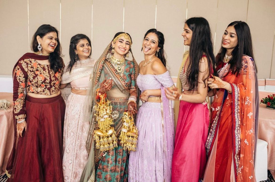 Sabyasachi bride green lehenga